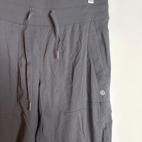 Lululemon black striped Dance Studio pants - Picture 2 of 4